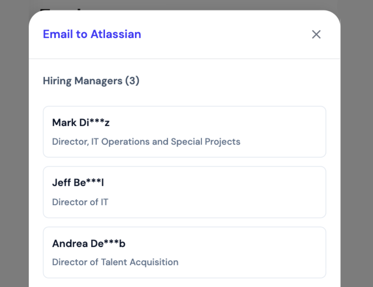 Find the Right Person at Every Company